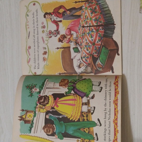Vintage 1969 The Night Before Christmas A Little Golden Book by Clement C Moore - Picture 8 of 9
